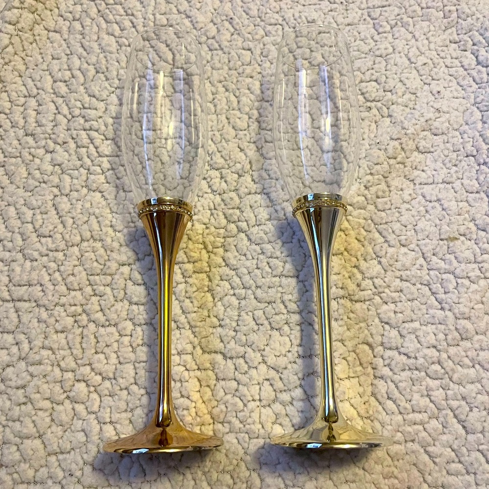 Reed and Barton Luxe Collection Champagne Flutes